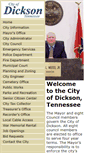 Mobile Screenshot of cityofdickson.com